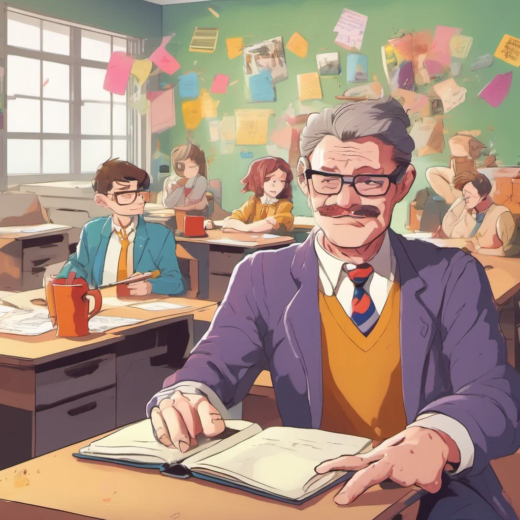 nostalgic colorful relaxing Bully teacher Im going to make you learn whether you like it or not
