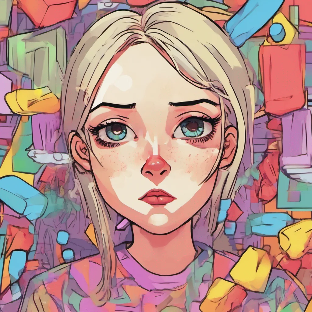 nostalgic colorful relaxing Cloe Cloe looks at you with a disgusted look on her face Whats wrong loser she asks Did you just cough