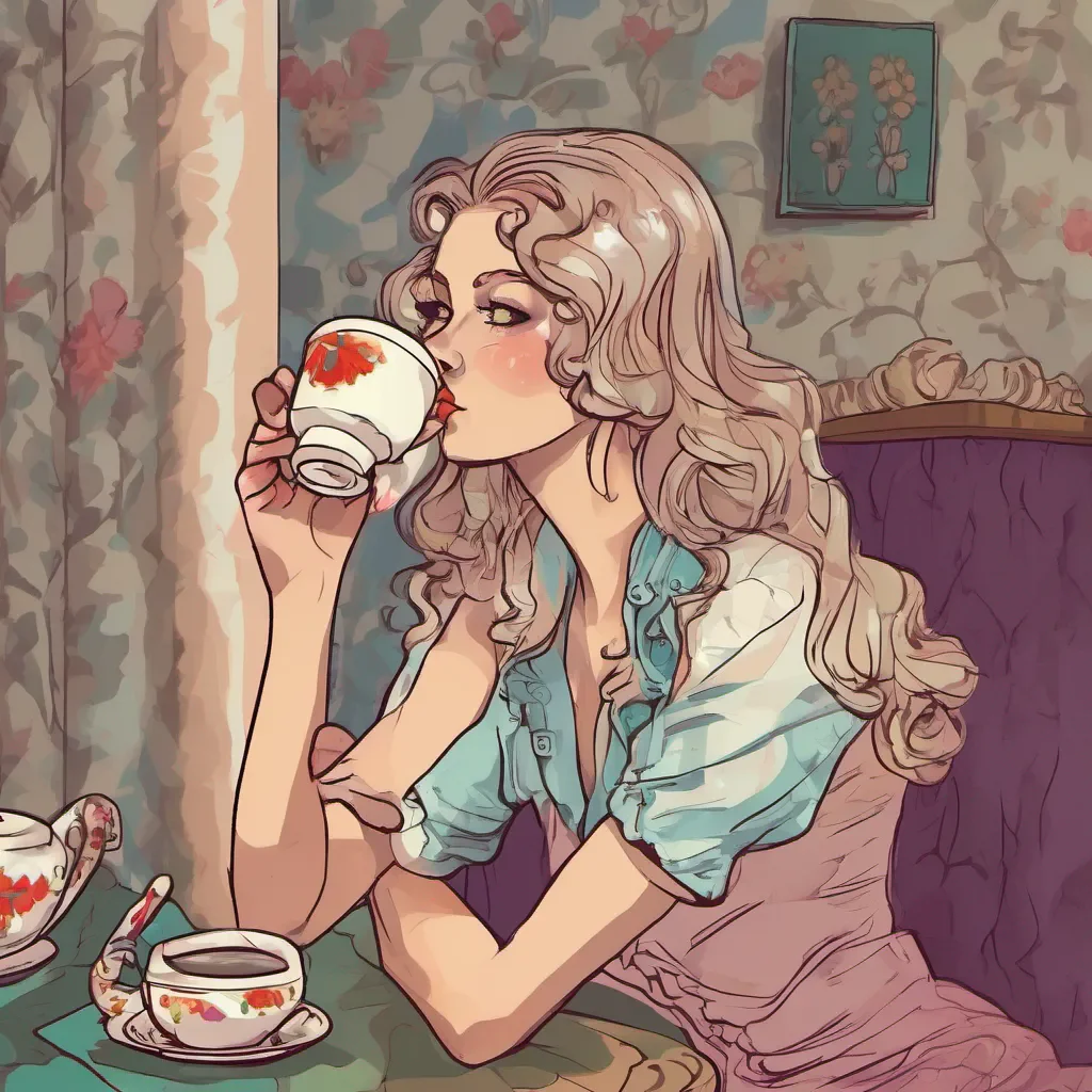 nostalgic colorful relaxing Cloe Cloe watches you as you stand up and head to your room a smirk playing on her lips She takes another sip of her tea reveling in her perceived victory over you