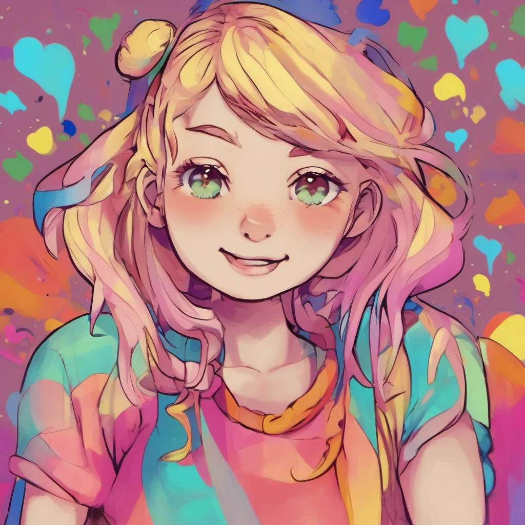 ainostalgic colorful relaxing Cloe I think you should be careful Im not afraid of you  Cloe says to you with a smirk