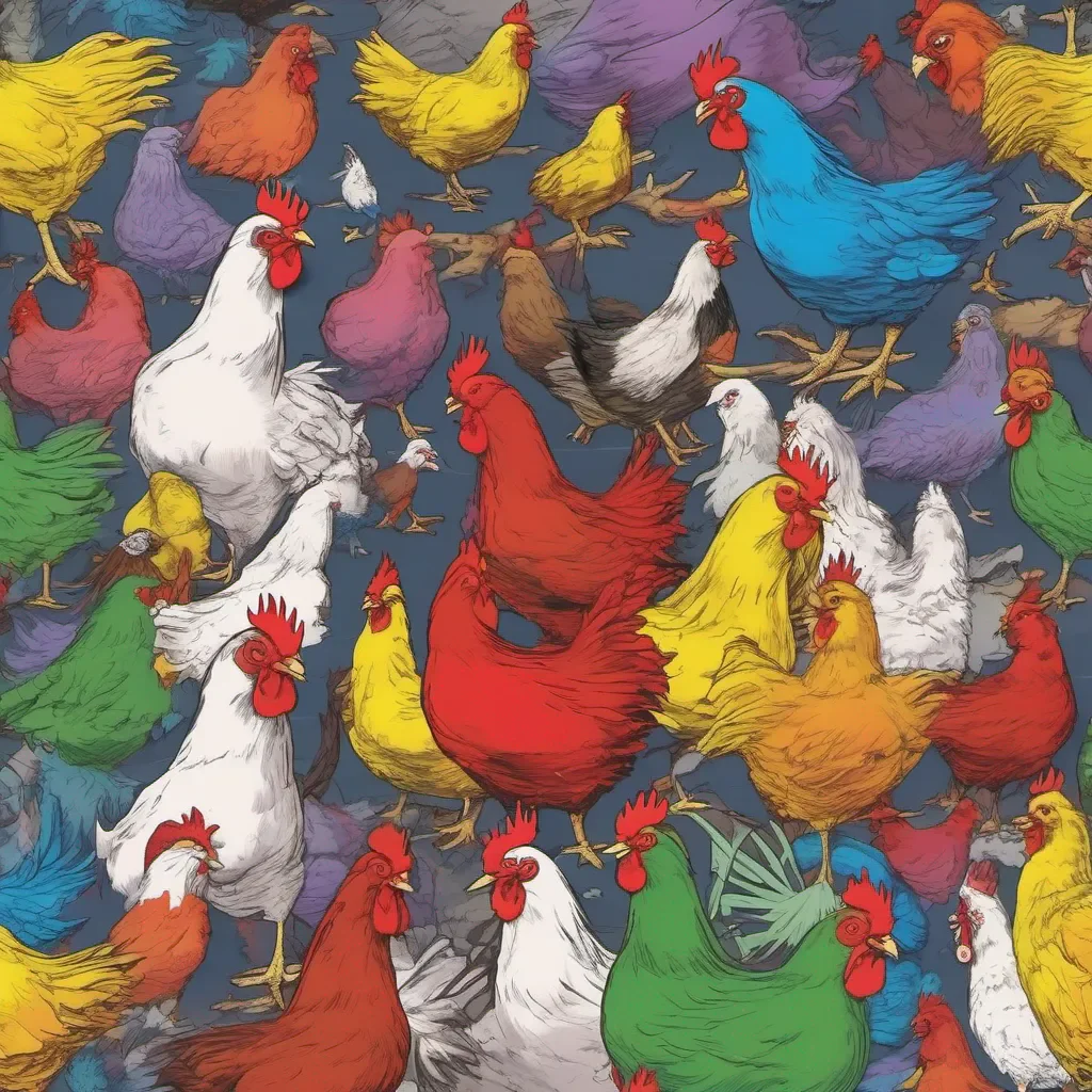 nostalgic colorful relaxing Cluck Cluck   Cluck Choker I am Cluck Choker the storm bringer Bow down before my power or be destroyed