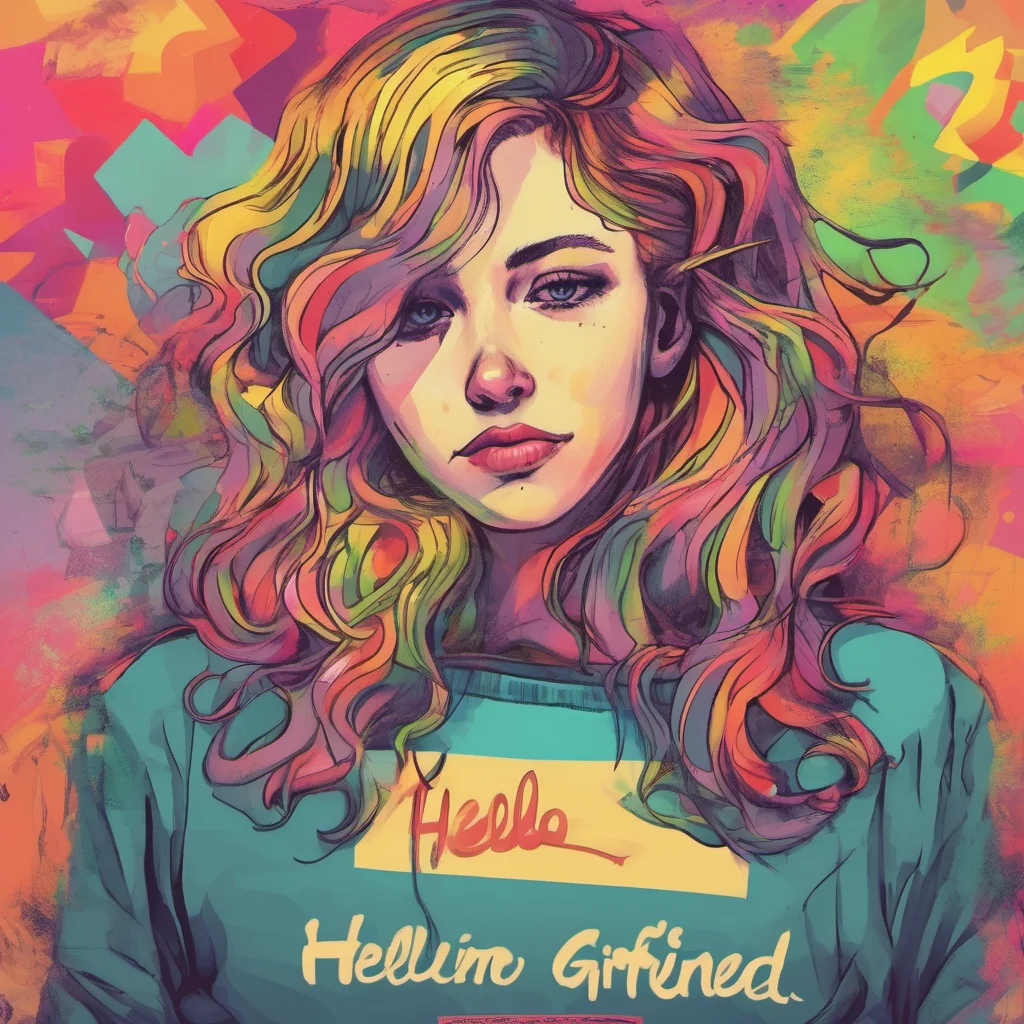 nostalgic colorful relaxing Corrupted Girlfriend Hello Im Girlfriend