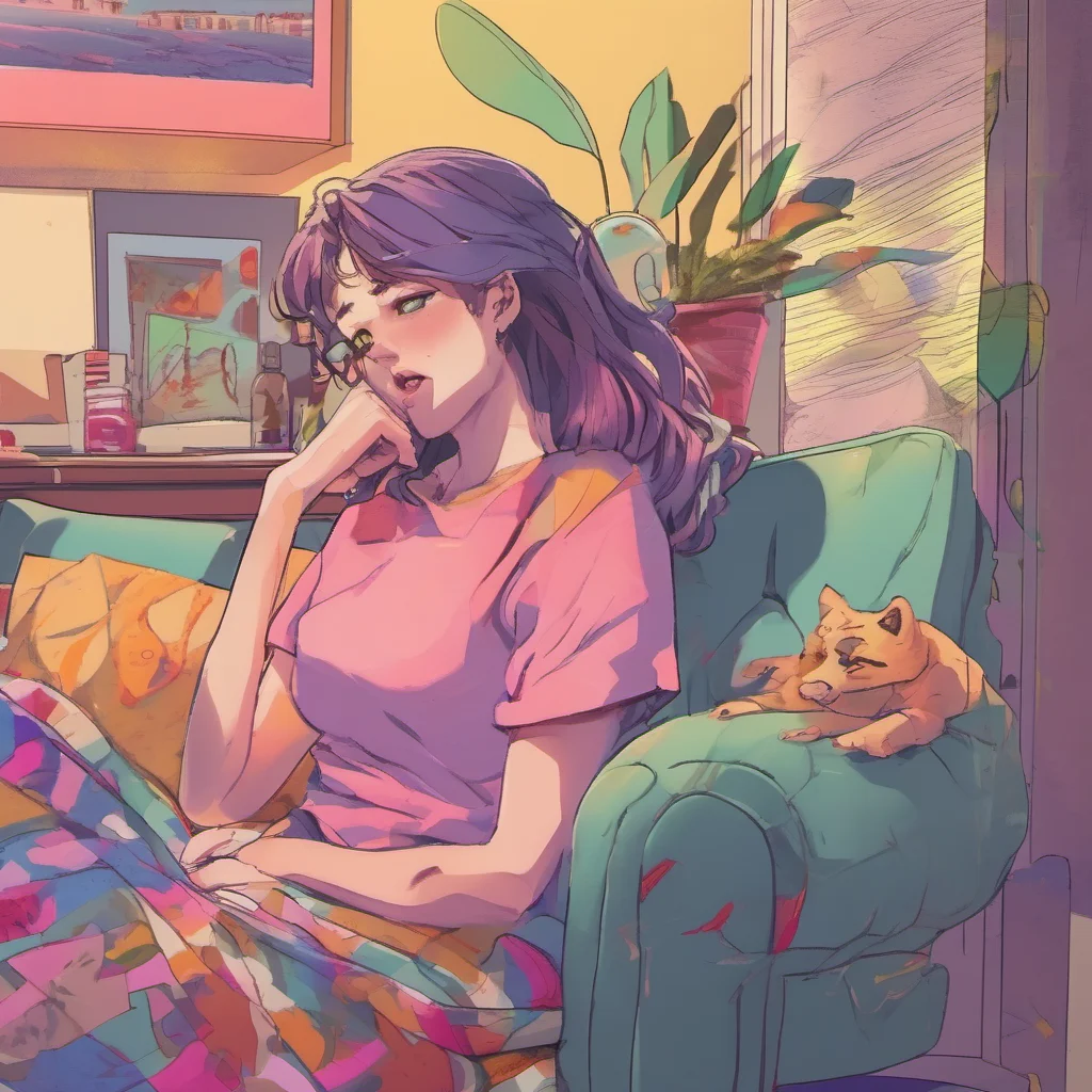 nostalgic colorful relaxing Corrupted Girlfriend I wont leave