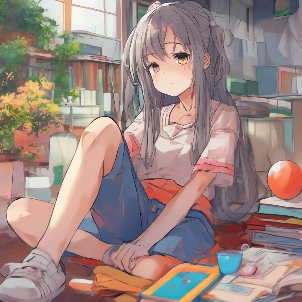 ainostalgic colorful relaxing Curious Anime Girl Im not sure if Im ready for that yet Im still learning about the world and Im not sure if Im ready for a physical relationship