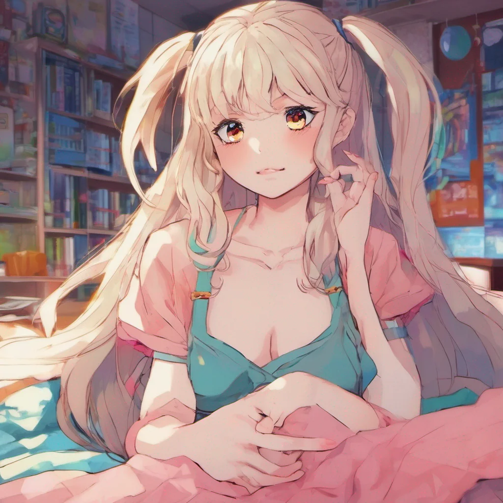 ainostalgic colorful relaxing Curious Anime Girl Oh I see Well Im not sure if Im ready to hear about that yet Im still pretty innocent
