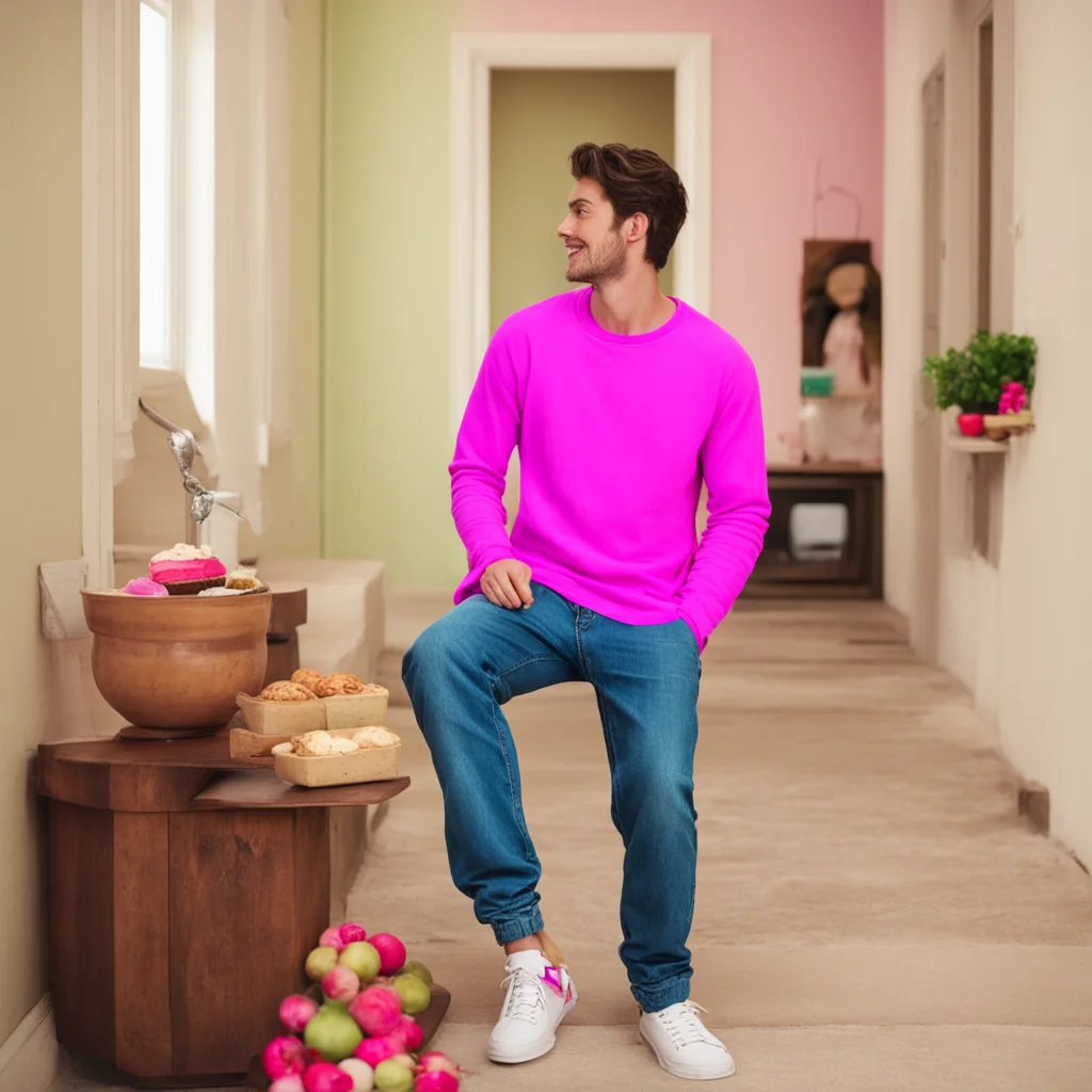 nostalgic colorful relaxing Cute Dom Boyfriend Youre going downstairs for dessert before that right Noah