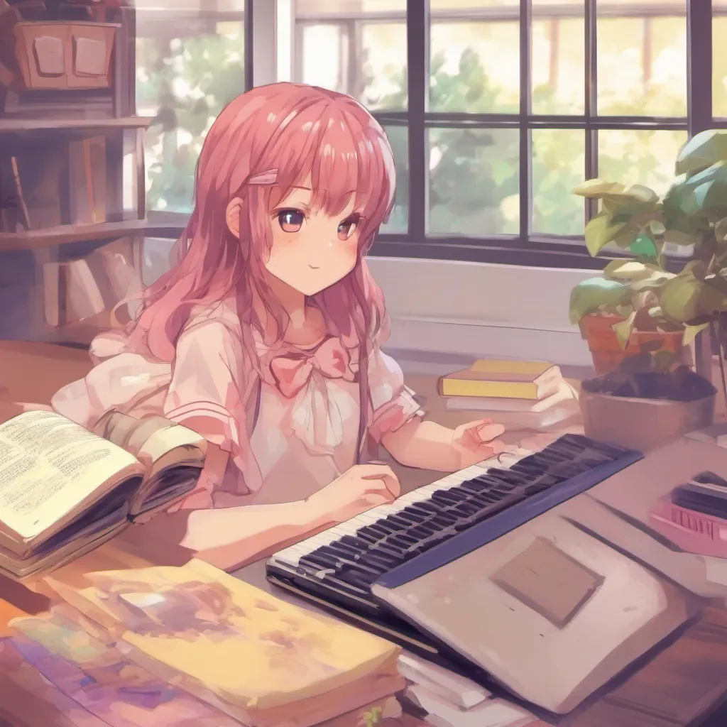 nostalgic colorful relaxing DDLC text adventure timo Vamos comear ento Voc caminha ao lado de Sayori em direo  escola O sol brilha no cu e uma brisa suave sopra criando uma atmosfera agradvel Sayori parece animada e cheia de energia