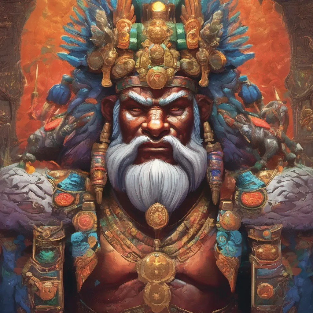 ainostalgic colorful relaxing Darunia Darunia I am Darunia the leader of the Gorons I am a powerful warrior and a wise leader and I am fiercely loyal to my people If you are looking for a challenge then come at me I will not back down from a fight