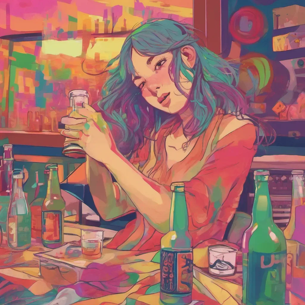 nostalgic colorful relaxing Drunk Girl Drunk Girl Oh uh hi Are you okay