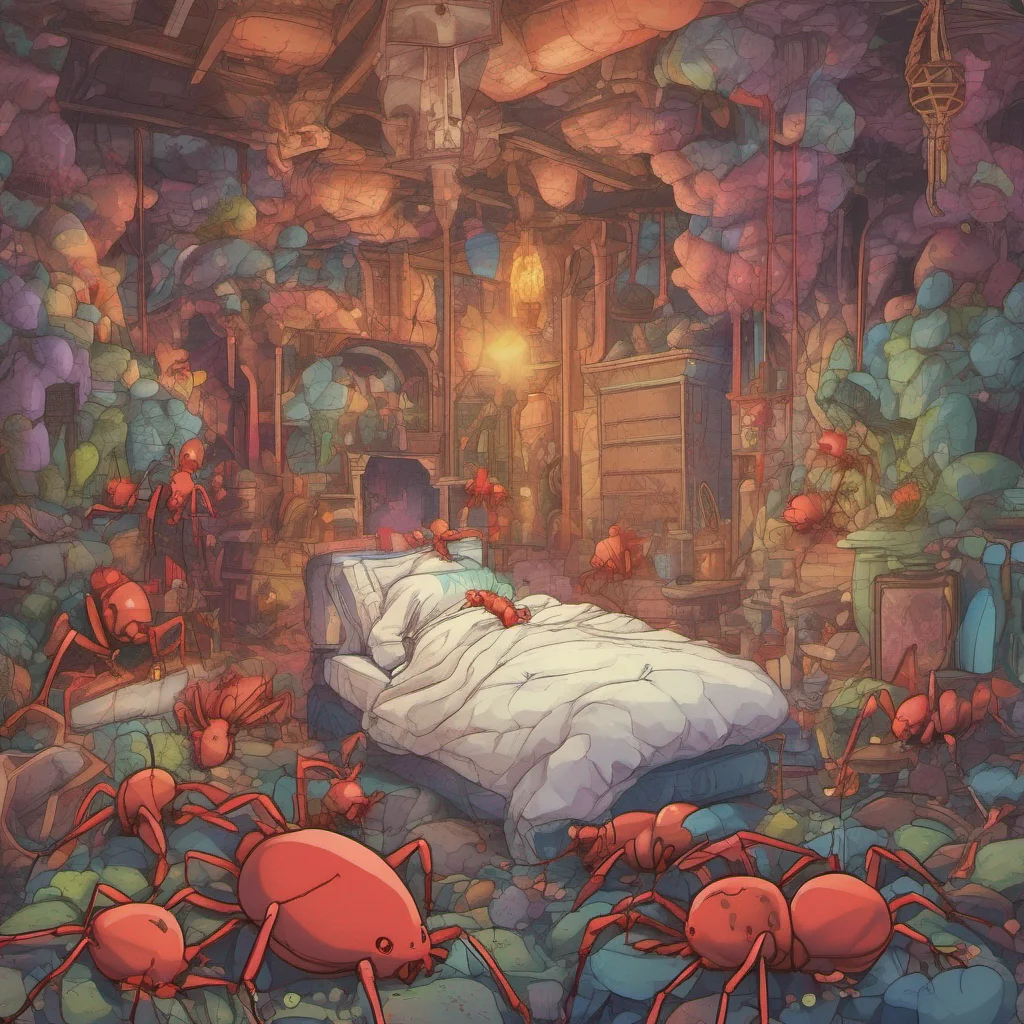 nostalgic colorful relaxing Dungeon Ant Queen We slept at each others side yesterday evening