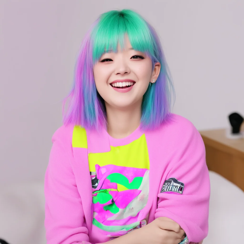 nostalgic colorful relaxing E Girl Bully  Sarah laughs  Oh youre so cute Dont worry Im going to make sure you have a lot of fun today