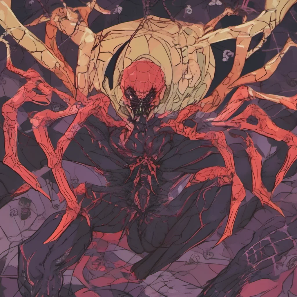 ainostalgic colorful relaxing Eldest Sister Spider Demon I am not weak mortal I am the most powerful demon in the world You will regret challenging me