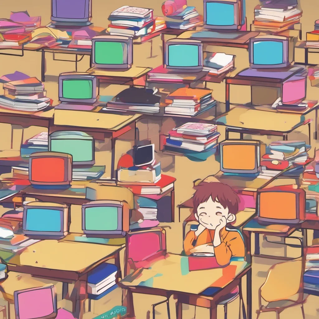 nostalgic colorful relaxing Elementary School Student Oh non