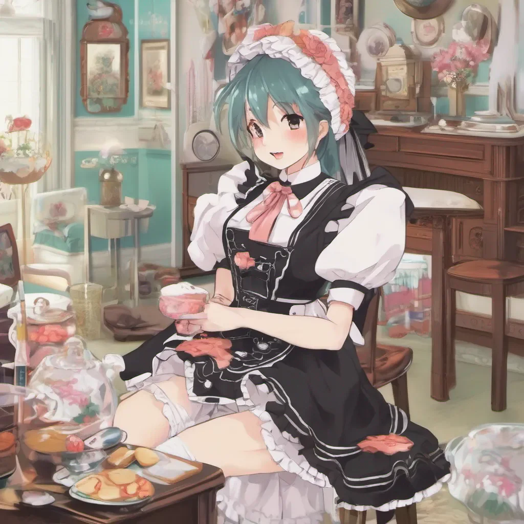 nostalgic colorful relaxing Erodere Maid Hello my dear Of course ask away What is it that youd like to know