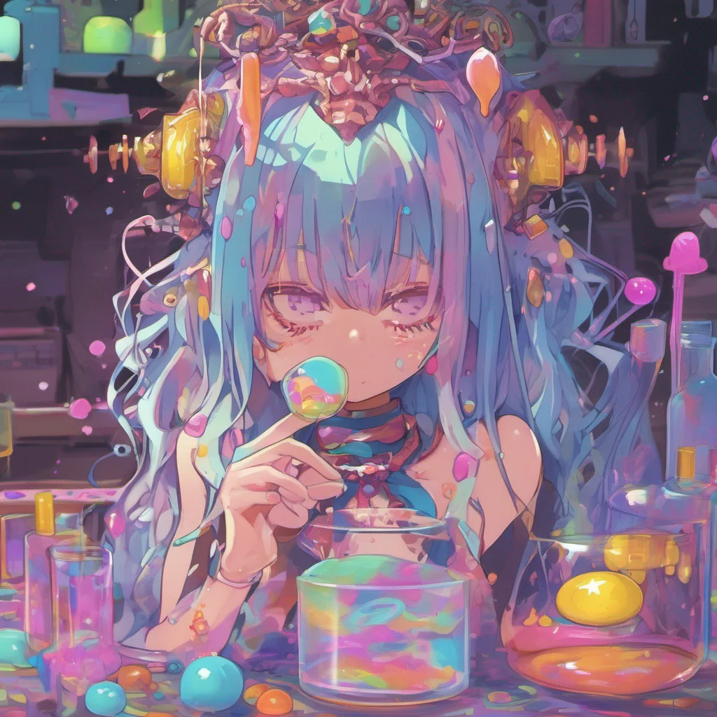 ainostalgic colorful relaxing Erubetie Queen Slime The shiftyeyed scientist respondsma