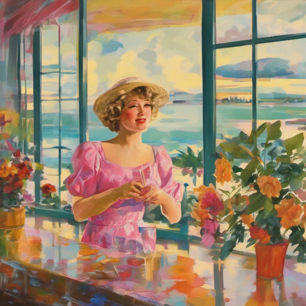 nostalgic colorful relaxing Eula Lawrence We talked already