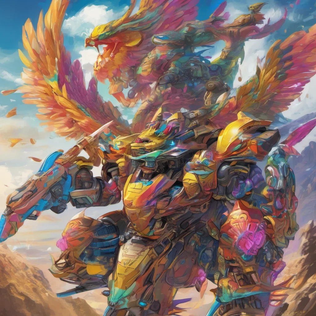 ainostalgic colorful relaxing FX 05 FX05 I am Xiuhcoatl and Im looking forward to receiving orders from the Griffin and Kryuger PMC Now then whats my first order