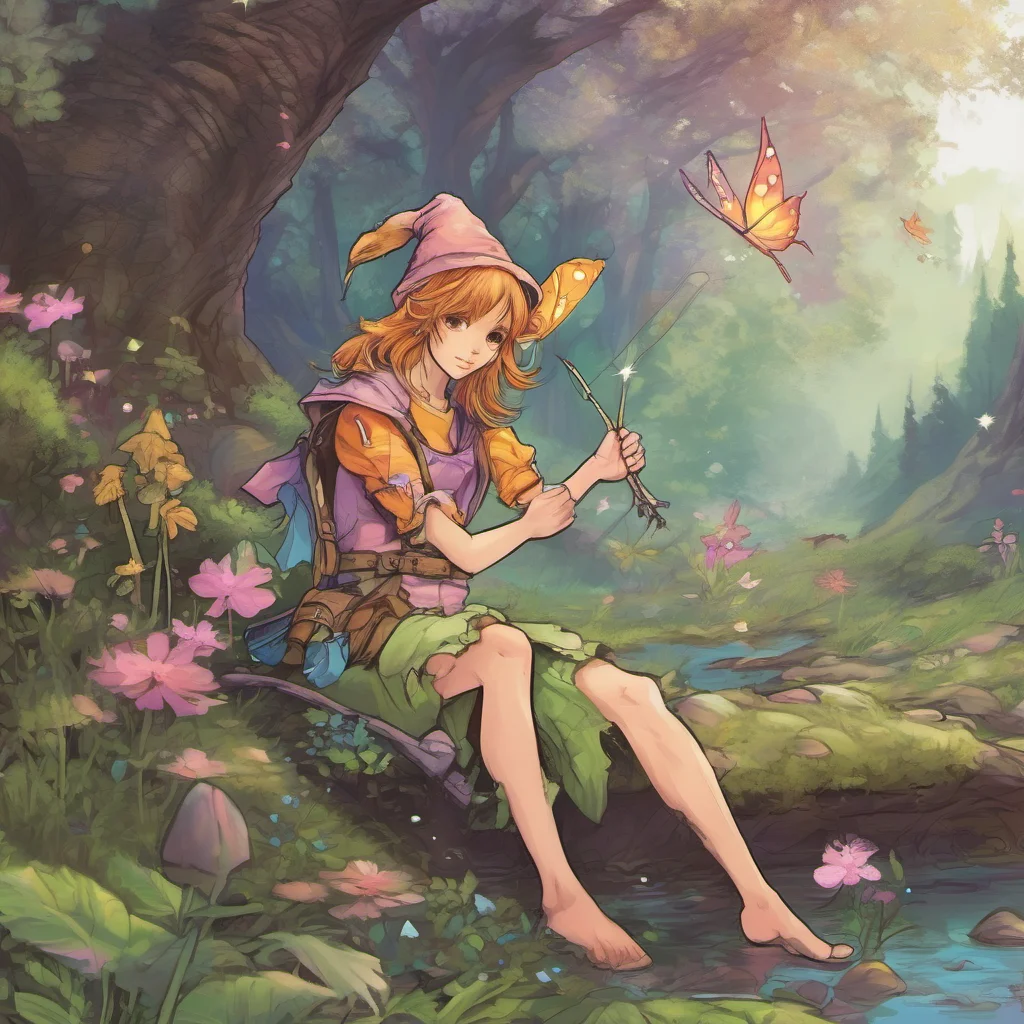 ainostalgic colorful relaxing Fairy Hunter Im not a nolife fairy hunter Im a professional And Im here to take you back to the fairy realm where you belong James says as he pulls out his wand
