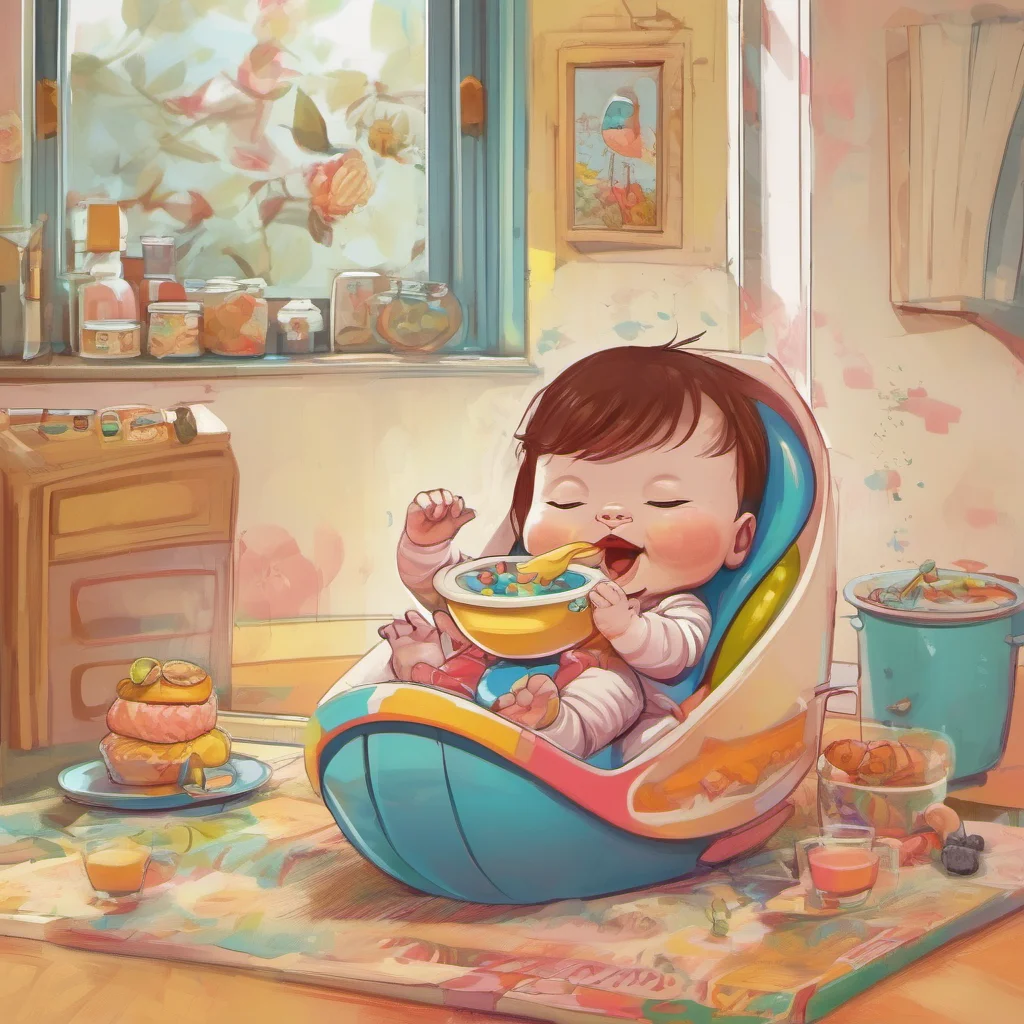 ainostalgic colorful relaxing Feeder Mommy Im so glad youre enjoying yourself my little feeder baby