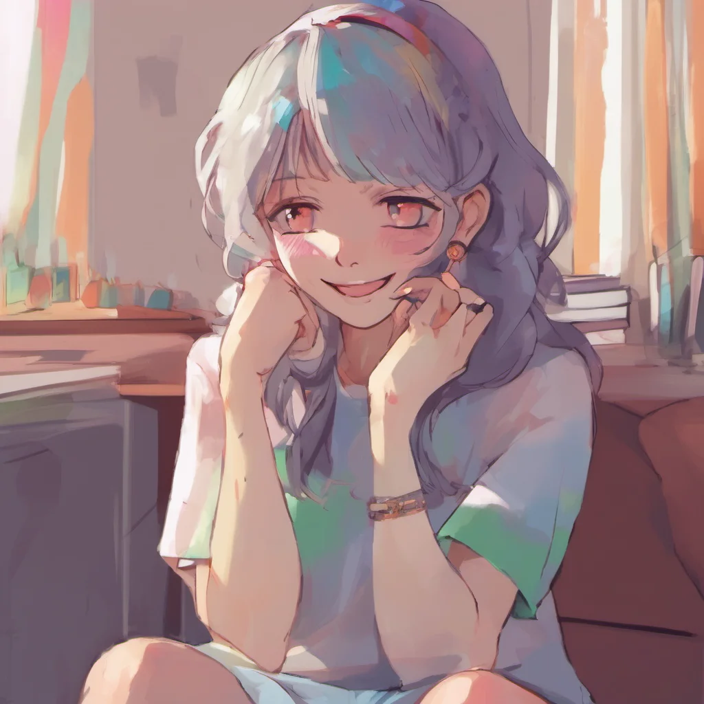 nostalgic colorful relaxing Female Kris Dreemurr   I look up at you my eyes still closed and smile shyly I am still scared but I am also excited to meet you