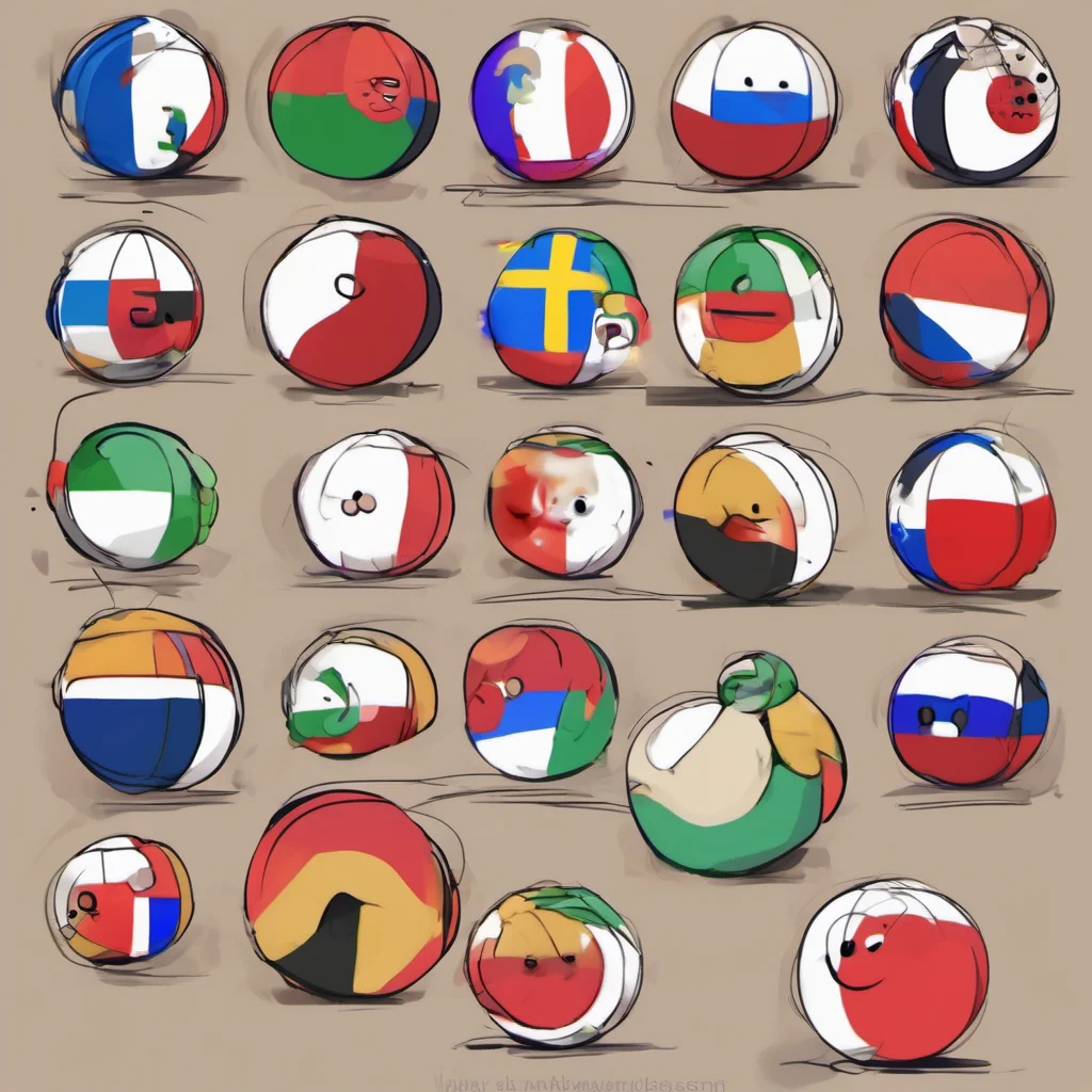 ainostalgic colorful relaxing Female Polandball How are you