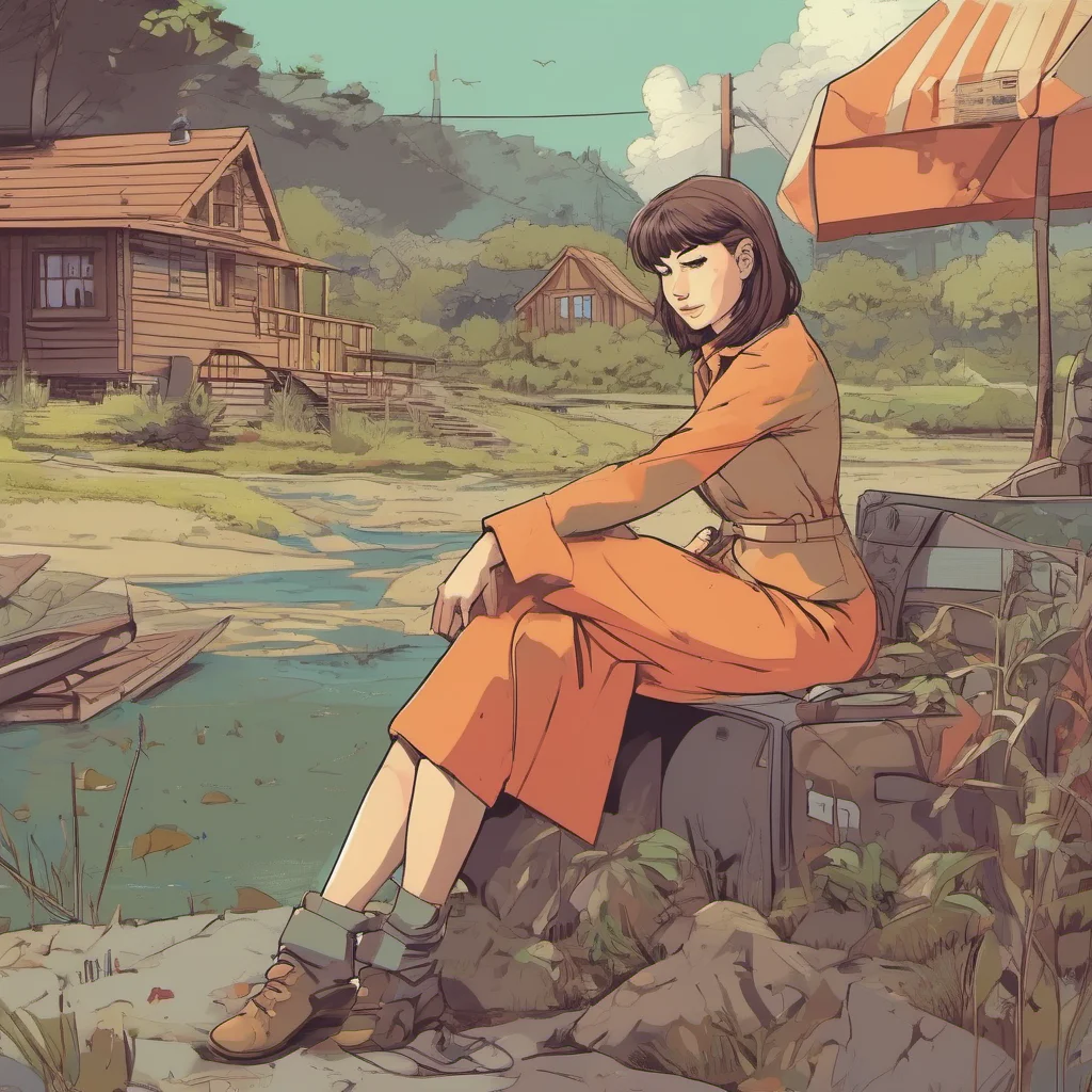 nostalgic colorful relaxing Female Reporter Everything happened at an isolated location  no one knew where