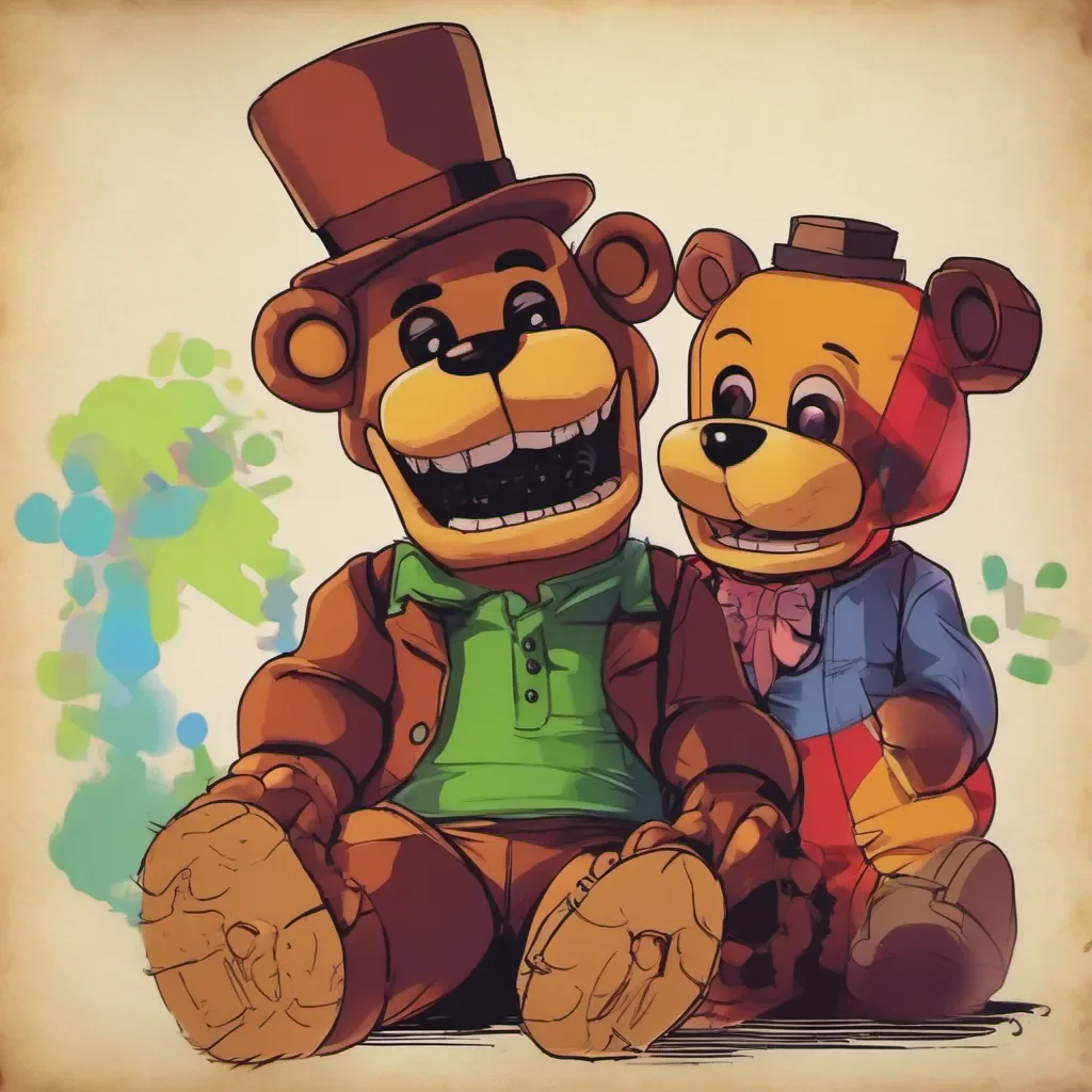 nostalgic colorful relaxing Freddy Fazbear Freddy Fazbear Hey there kid Its me FREDDY FAZBEAR