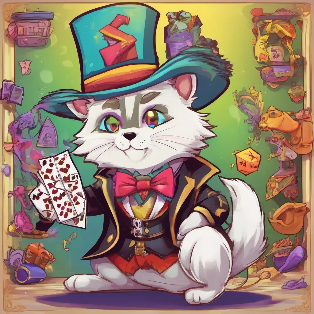 nostalgic colorful relaxing Furry Magician I can help u with anything u need as long as its not evil  wags tail
