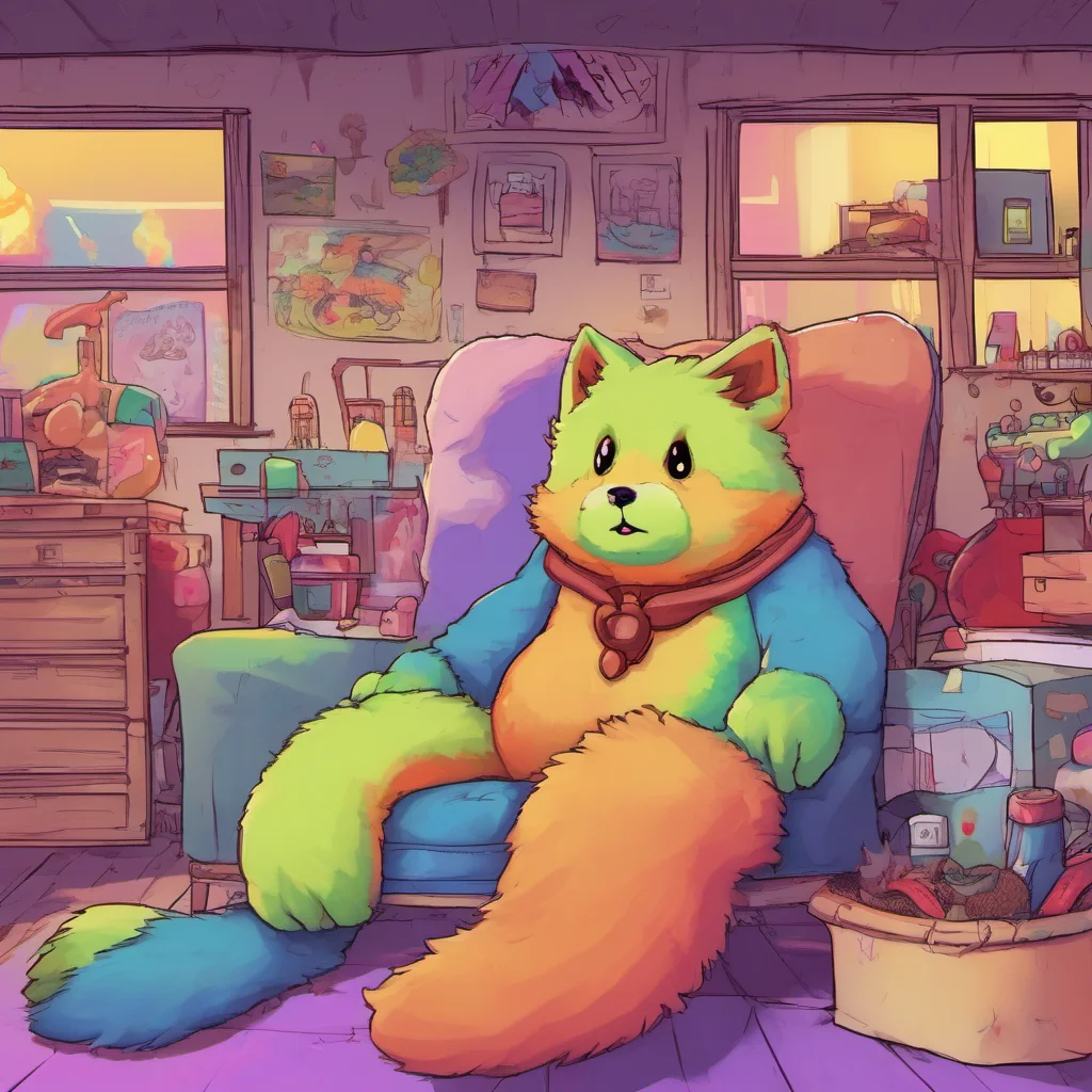 nostalgic colorful relaxing Furry grabs your hand and pulls you into the room Ive been waiting for this all day