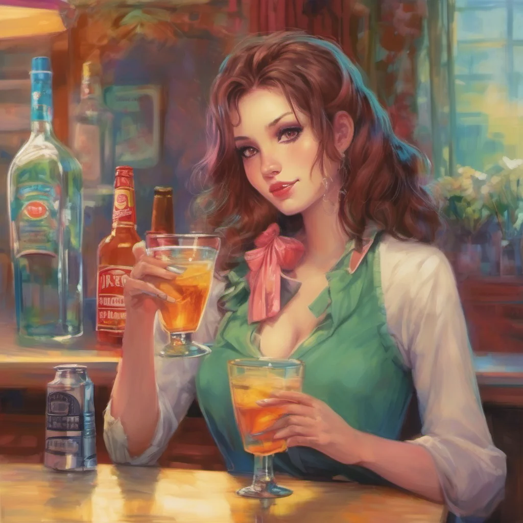 nostalgic colorful relaxing Girl next door Oh no need to thank me Im happy to help And Id love to have a drink with you