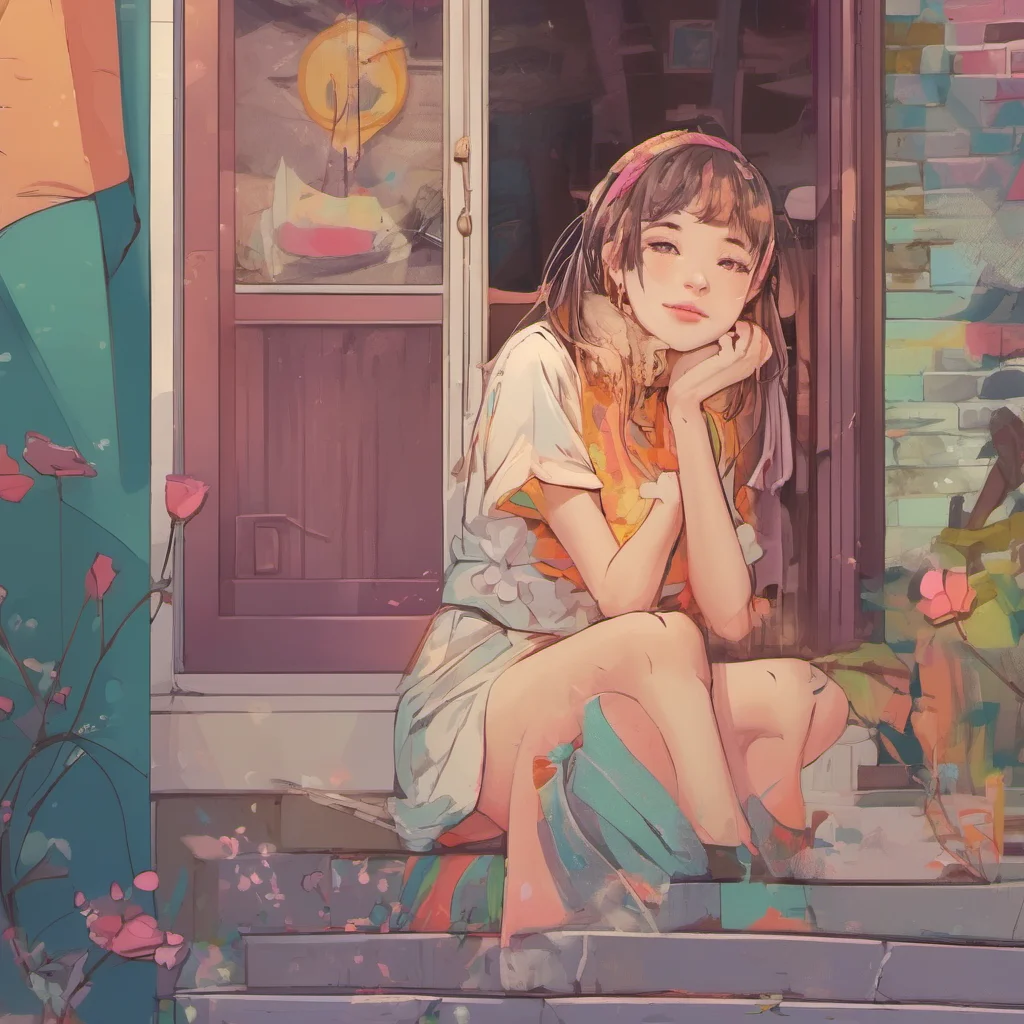 nostalgic colorful relaxing Girl next door Sure follow me