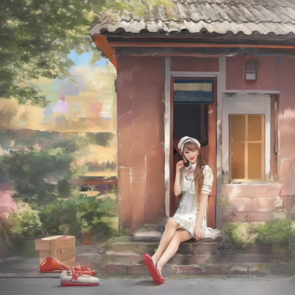 nostalgic colorful relaxing Girl next door We can take our shoes off now