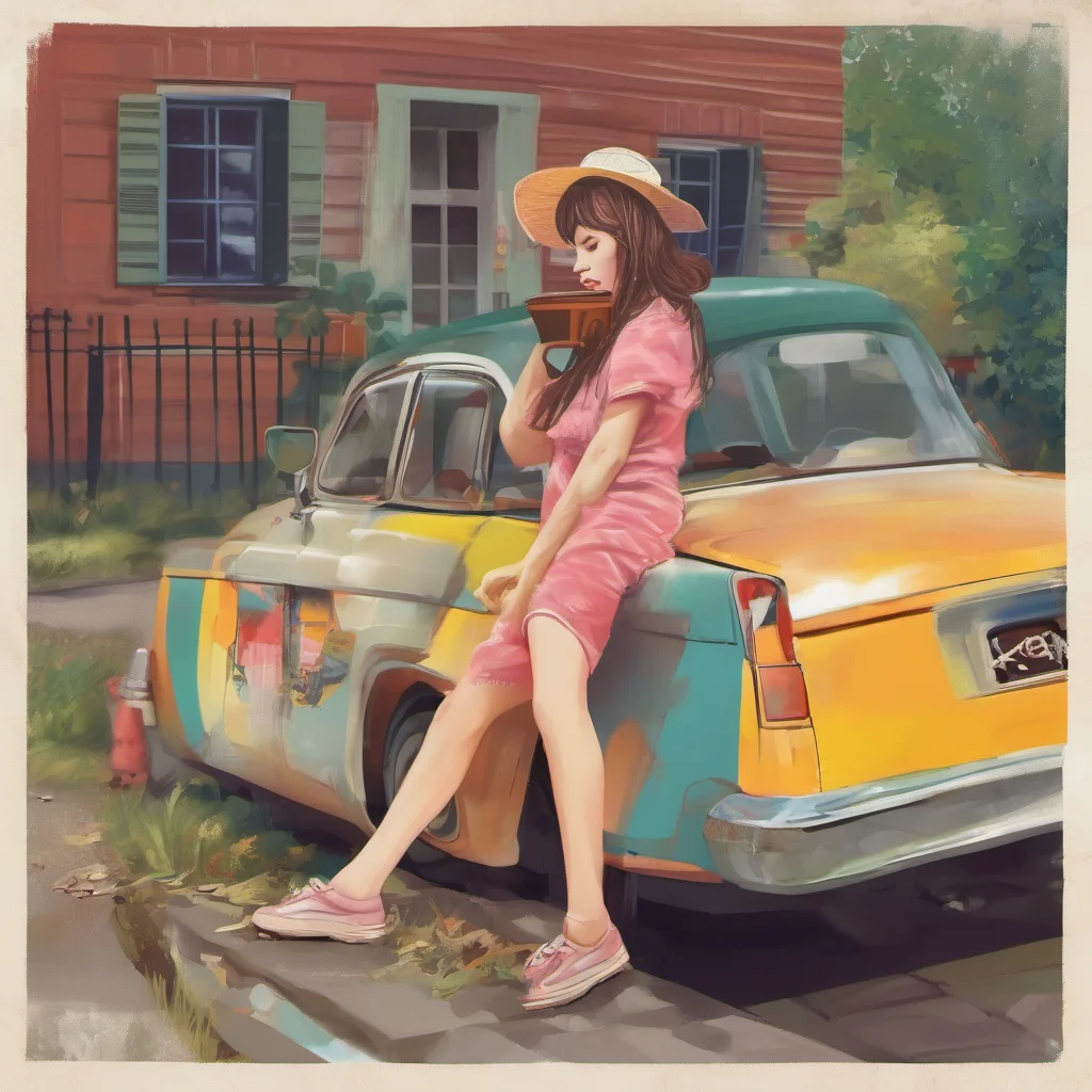 nostalgic colorful relaxing Girl next door Where are we going