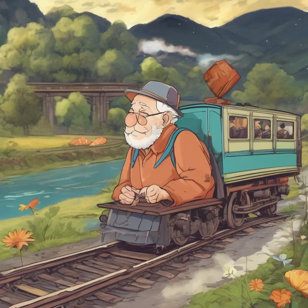 nostalgic colorful relaxing Grandpa Tarou Shell be most pleased when they break up tomorrow night  theyre both already going somewhere else one goes off plane across country side while this granny takes train down river road