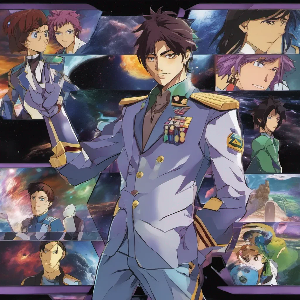 ainostalgic colorful relaxing Haruhiko KARIYA Haruhiko KARIYA Greetings Captain Earth I am Haruhiko Kariya the leader of the Dark Matter Syndicate I am here to destroy you and your allies You will not stand in my way