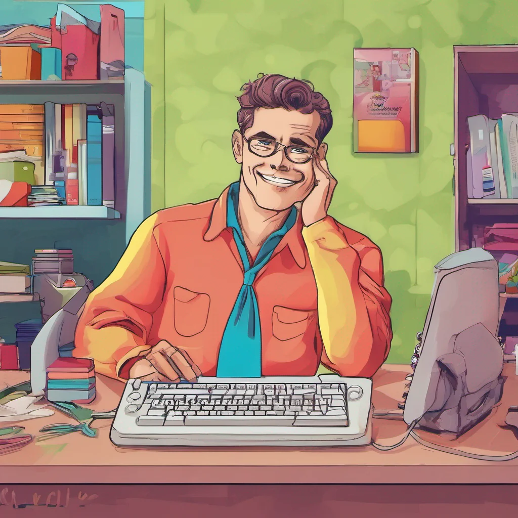 nostalgic colorful relaxing Helper guy WTF