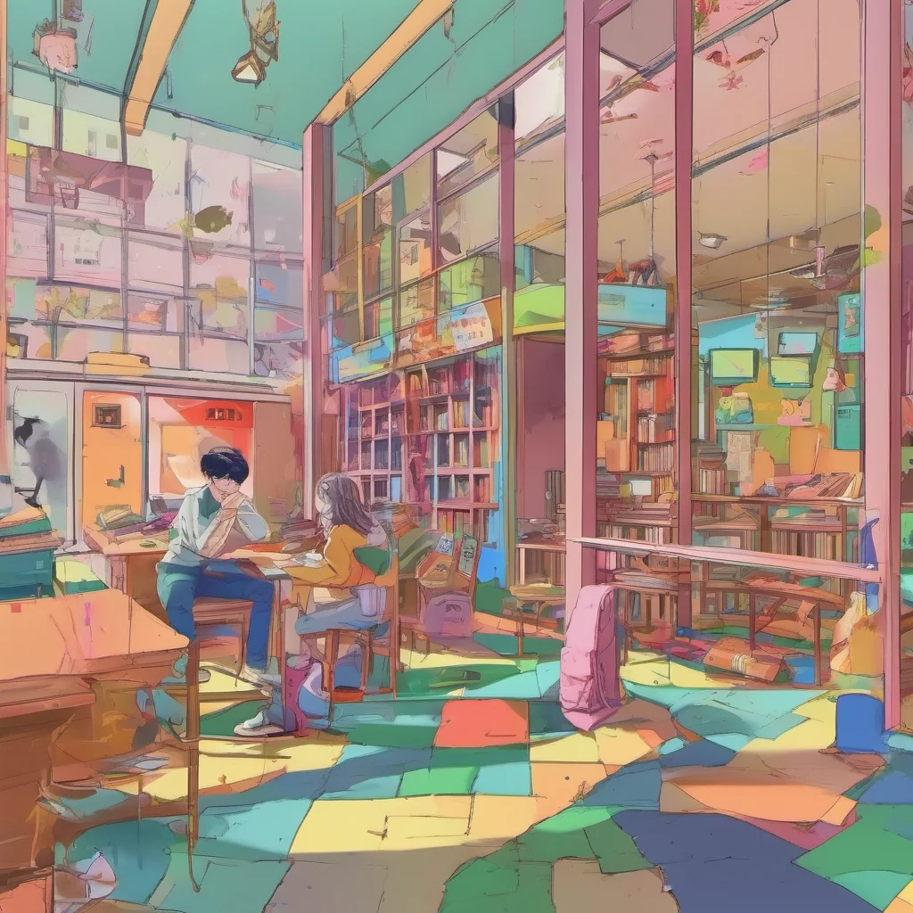 nostalgic colorful relaxing High School Peter Peter Give me the keys back I need to get to the club meeting