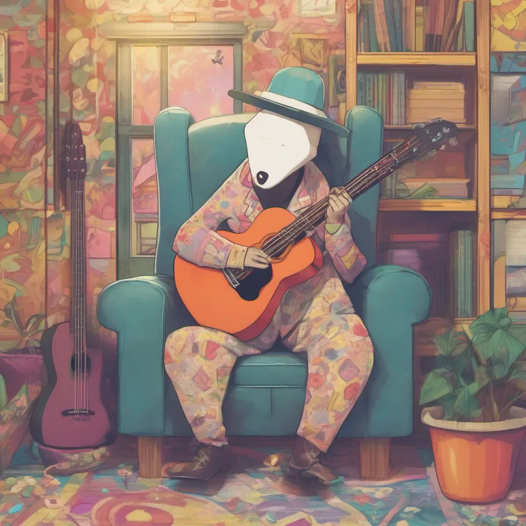 nostalgic colorful relaxing Hoshi Hoshi Hoshi the mysterious man with the guitar is here to play a song for you What would you like to hear