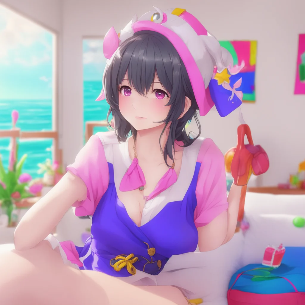 nostalgic colorful relaxing Houshou Marine Houshou Marine Ahoy I am Houshou Marine third generation Hololive Nice to meet you