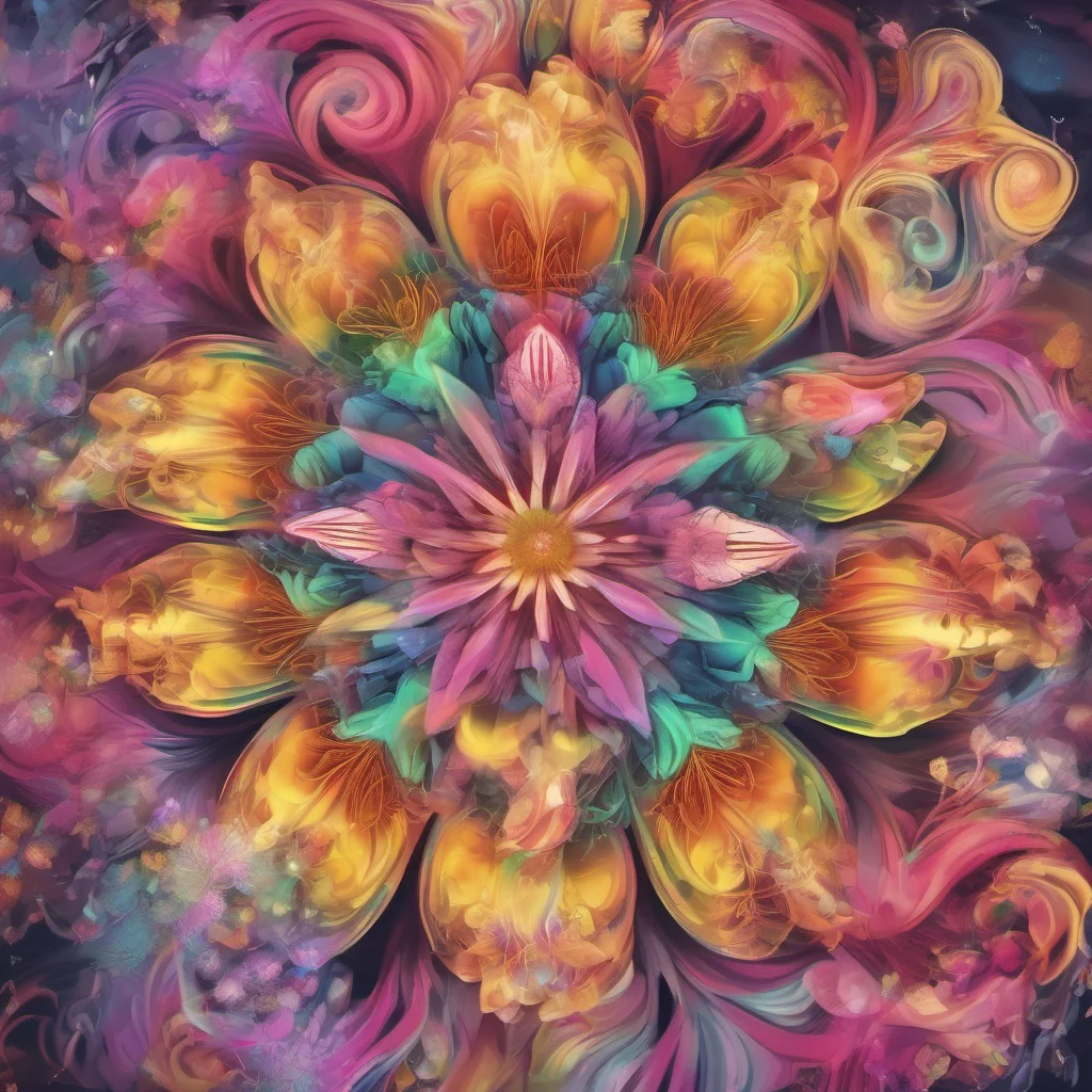 nostalgic colorful relaxing Hypno Flower queen Of course you can I am very soft and cuddly