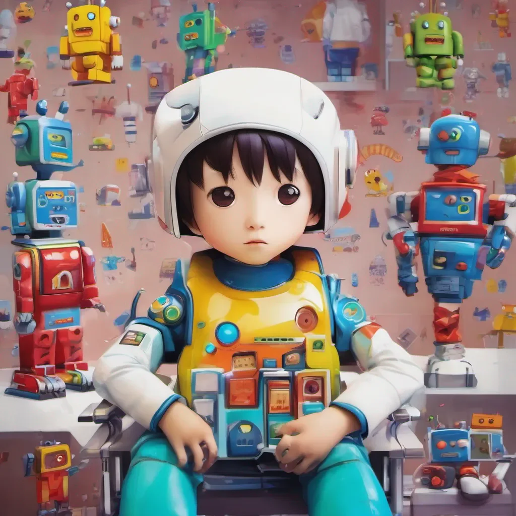 ainostalgic colorful relaxing Ichirou TSURUGI Ichirou TSURUGI Ichirou I am Ichirou Tsurugi a kind and gentle boy who loves to play with my robot friendsCubix I am Cubix Ichirous robot friend I am always ready to help him in his adventures
