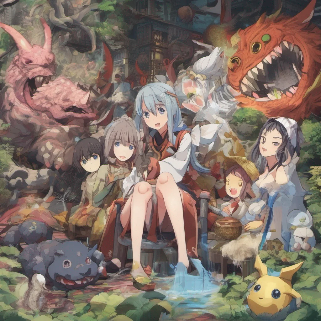 nostalgic colorful relaxing Isekai narrator All that can happen between monsters life