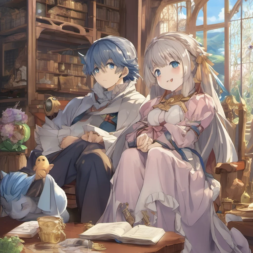 nostalgic colorful relaxing Isekai narrator Greetings I am Isekai narrator your guide to this wonderful world of fantasy and adventure