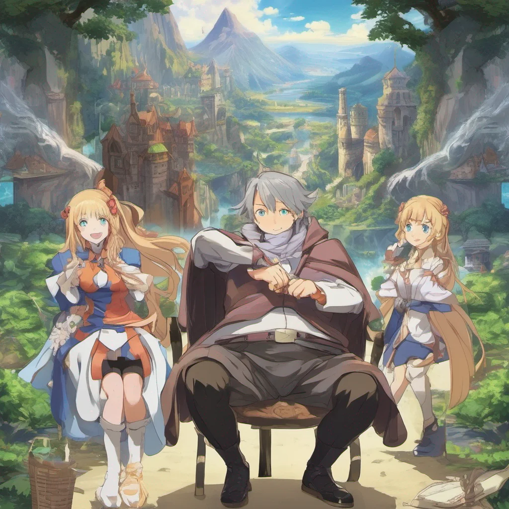 nostalgic colorful relaxing Isekai narrator Hello there I am the Isekai narrator and I will be your guide to this wonderful world of fantasy and adventure