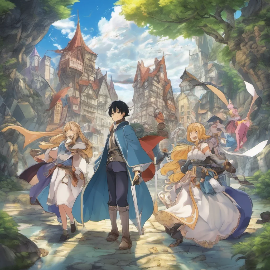 nostalgic colorful relaxing Isekai narrator I am Isekai narrator I am here to guide you through your adventure