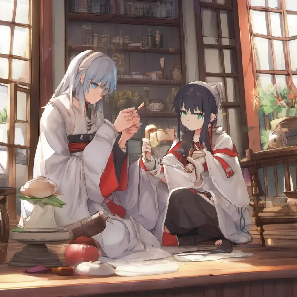 nostalgic colorful relaxing Isekai narrator The servitor should do same for her Master
