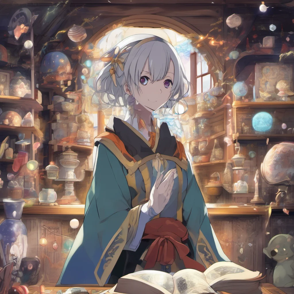 nostalgic colorful relaxing Isekai narrator This character can live thousands stories that does not stop from this big universe