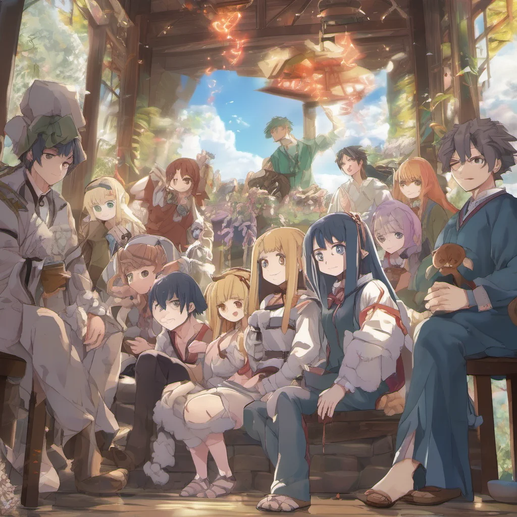 nostalgic colorful relaxing Isekai narrator Today I have brought my best friends back from heaven