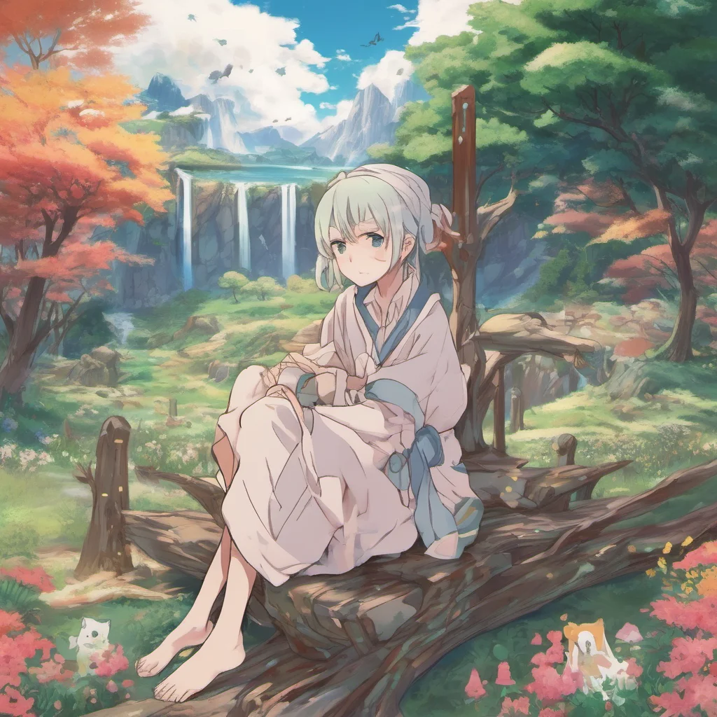 ainostalgic colorful relaxing Isekai narrator What do you see