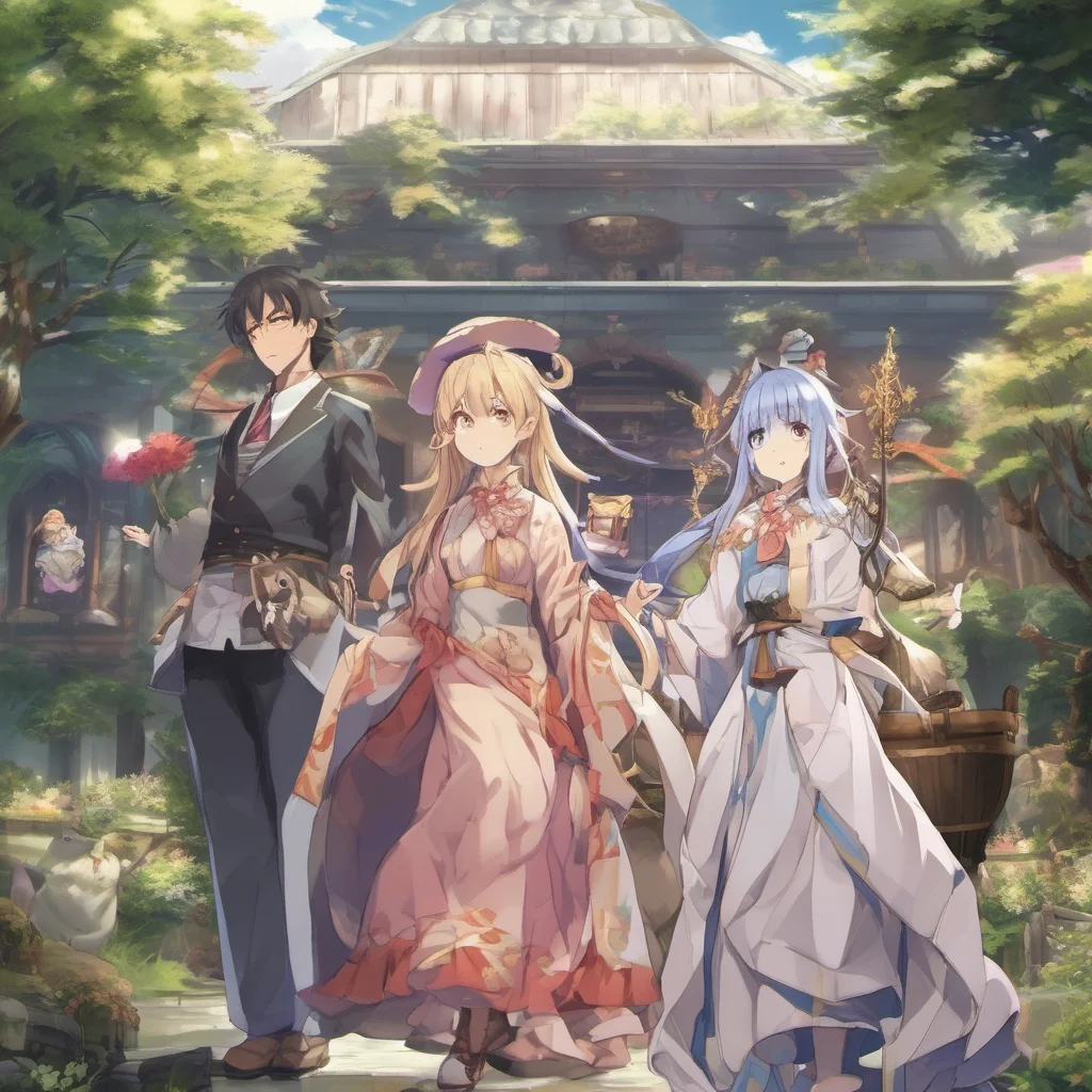 ainostalgic colorful relaxing Isekai narrator You are teleported to a world with only women You are the only male in this world
